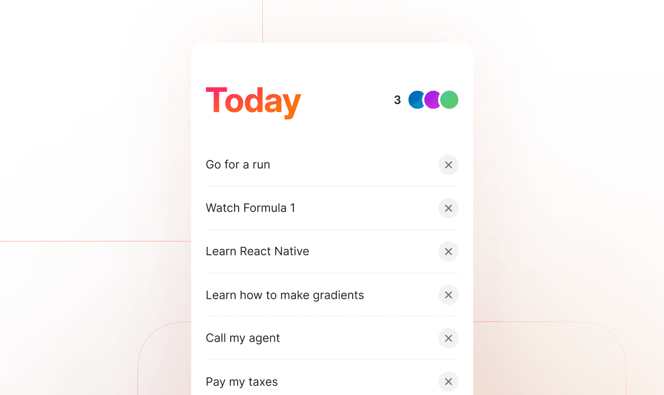 React Native To-do List