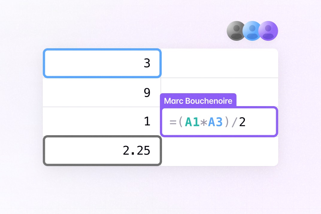 Image of Collaborative Spreadsheet